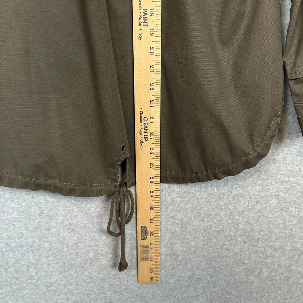 Jolt Military Fishtail Parka Jacket M Green Vegan Fur Toggle Buttons Gorpcore - Picture 9 of 12